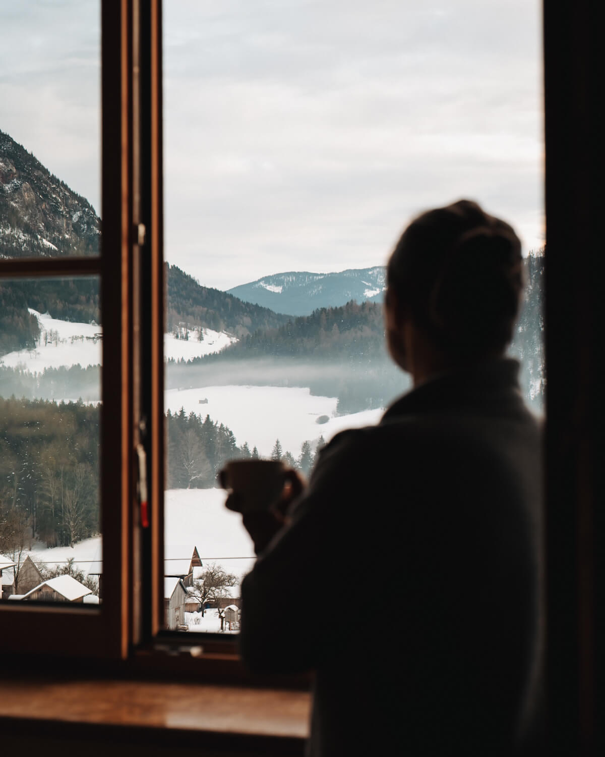 Ausblick aus der Ecologie Grundlsee im Ausseerland