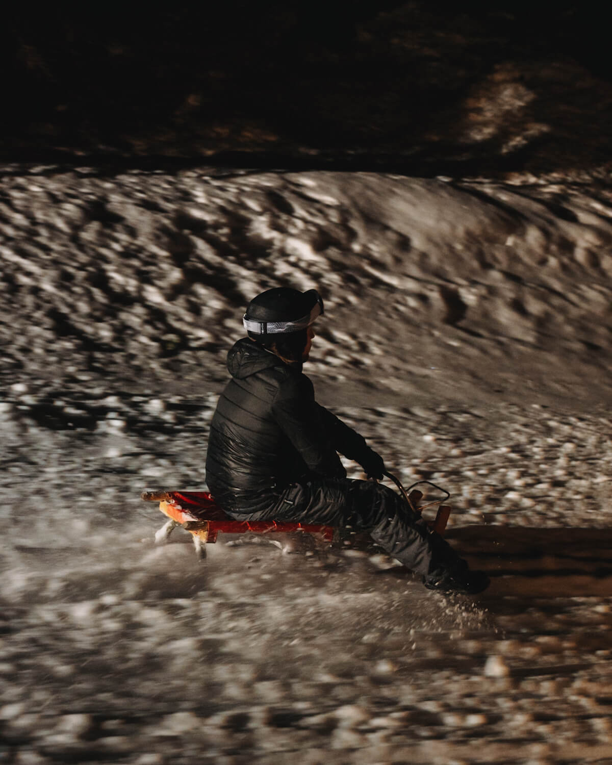 Nachtrodeln in der Steiermark