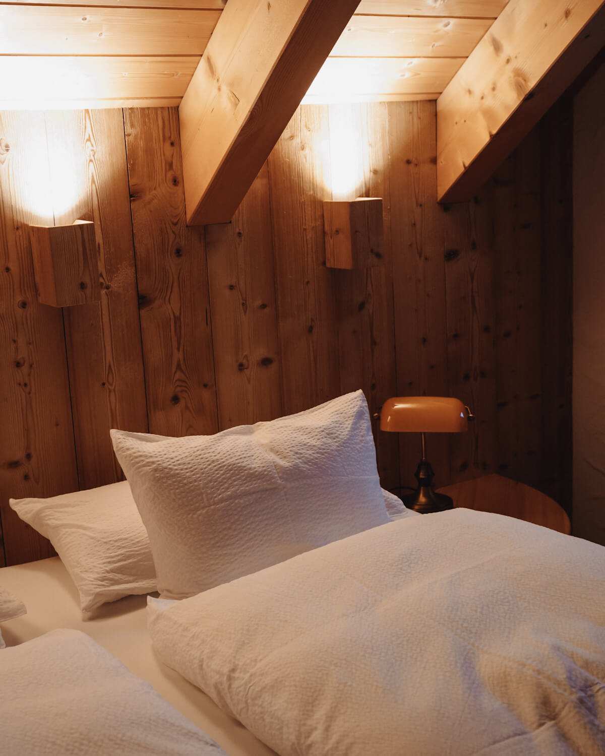 Schlafzimmer in der Ecologie Grundlsee