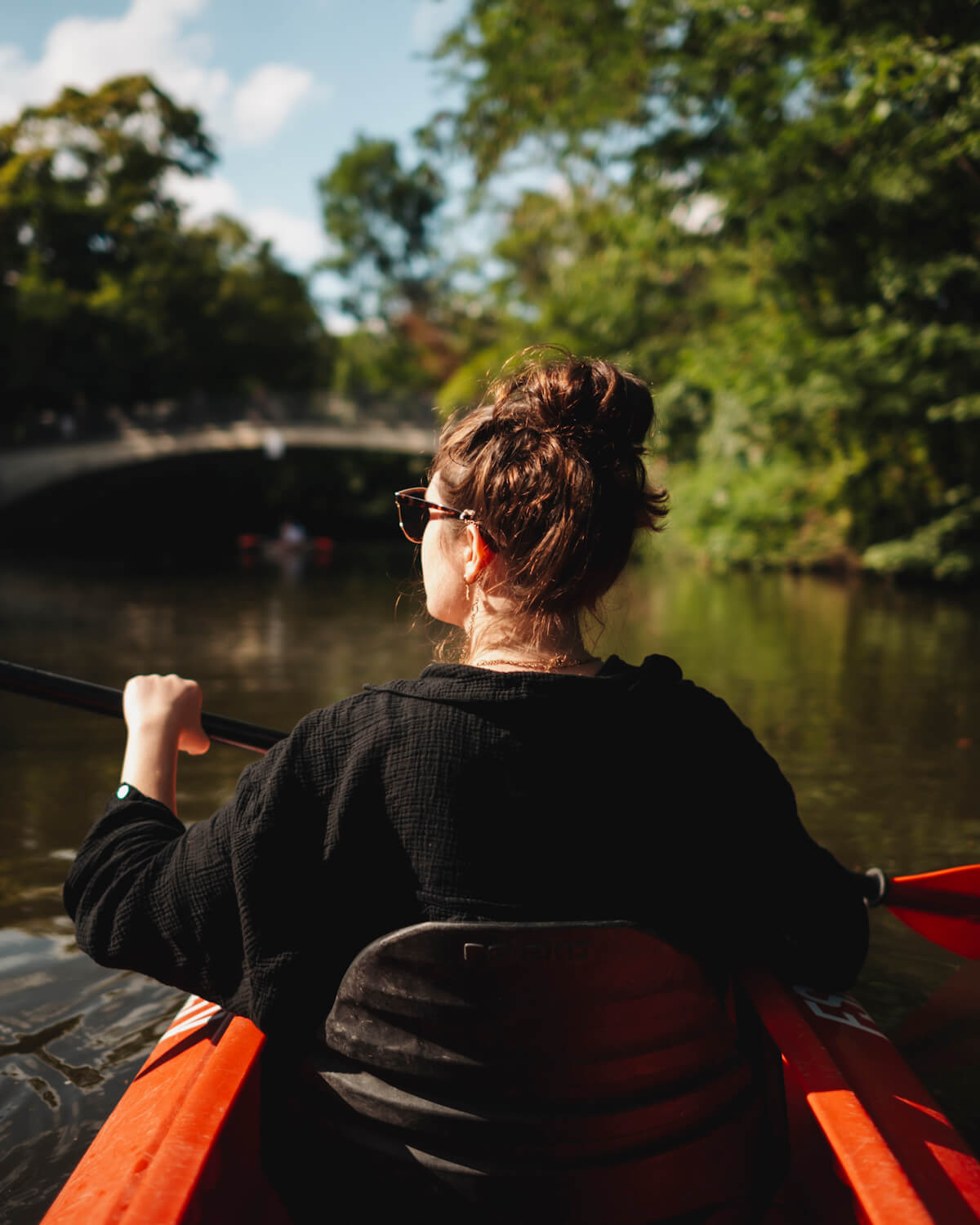 Unterwegs auf dem Karl-Heine-Kanal in Leipzig