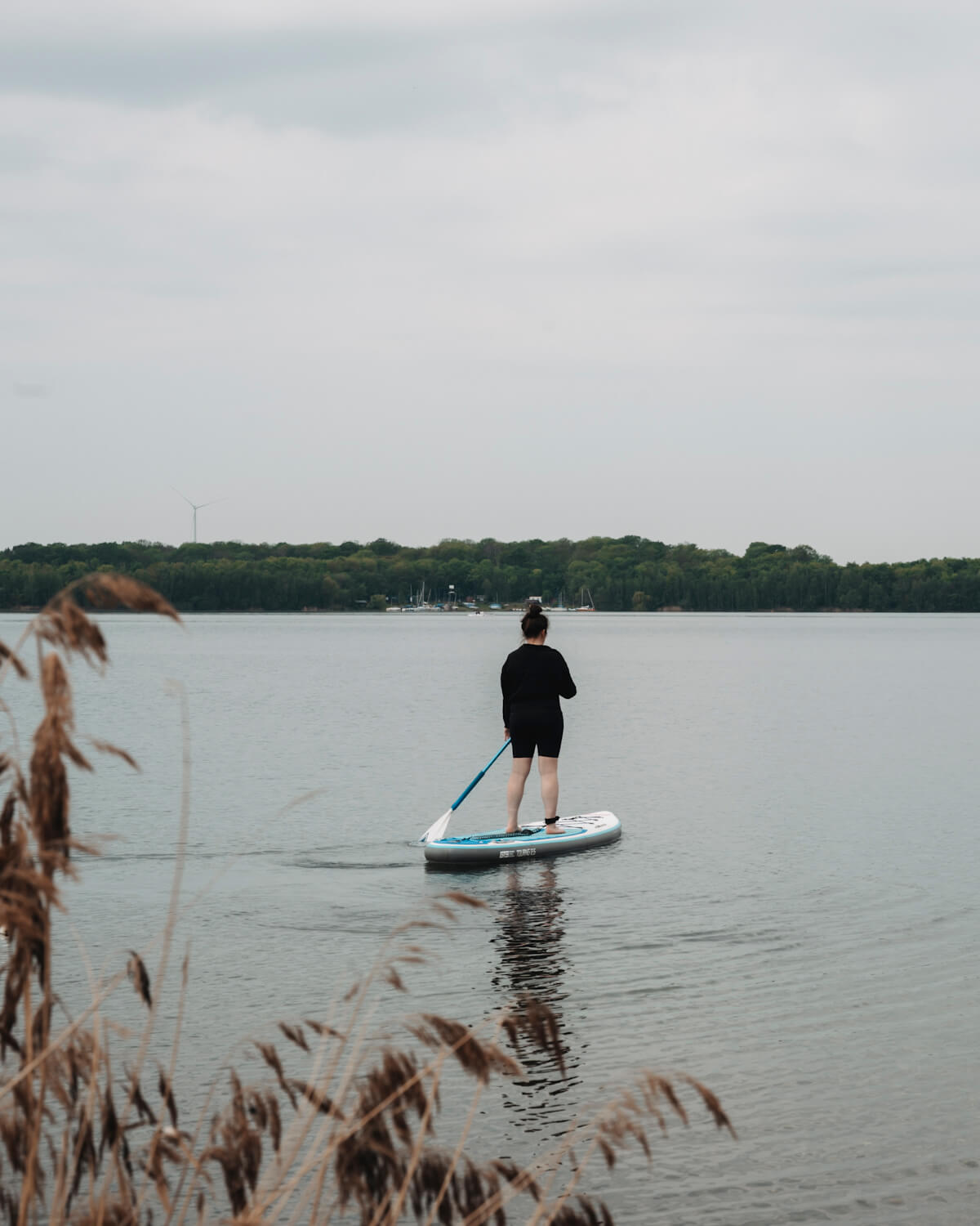 Mit dem SUP auf dem Cospudener See