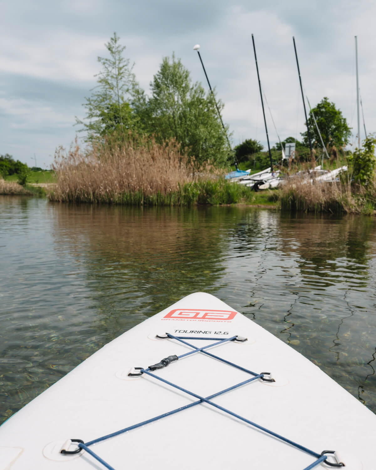 SUP auf dem Cospudener See