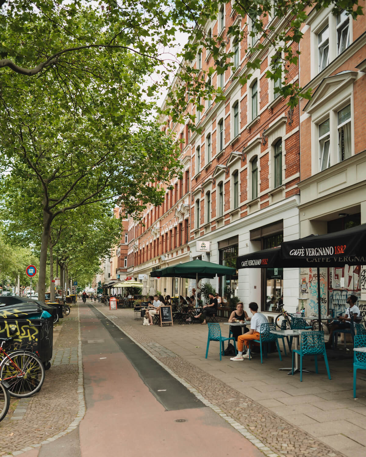 Die Karl-Heine-Straße in Leipzig